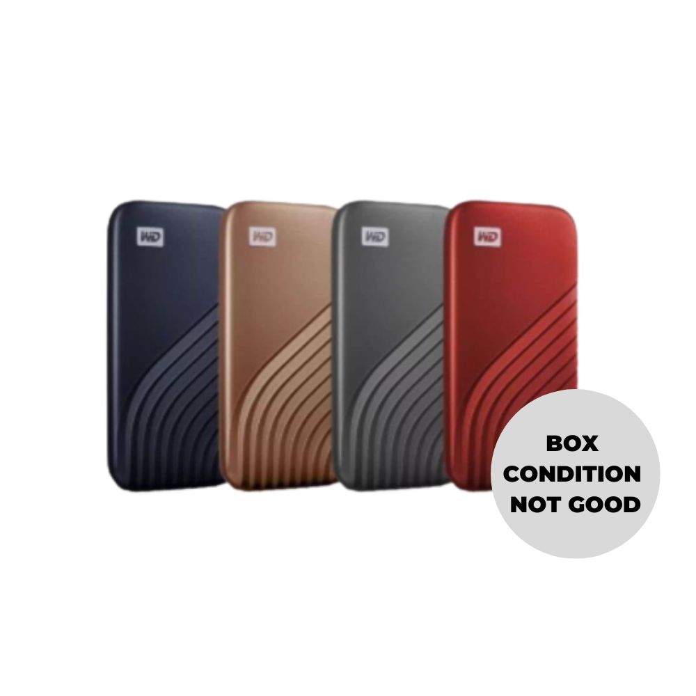 【Box Condition Not Good】WD My Passport SSD External SSD Type-C with USB 3.0 Adapter